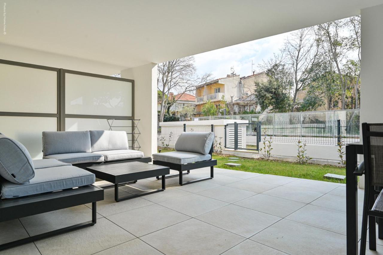 T3 Neuf - C13 - Jardin-Terrasse Et Piscine - Acces Direct Plages Et Centre Village Saint-Cyr-sur-Mer Exterior photo
