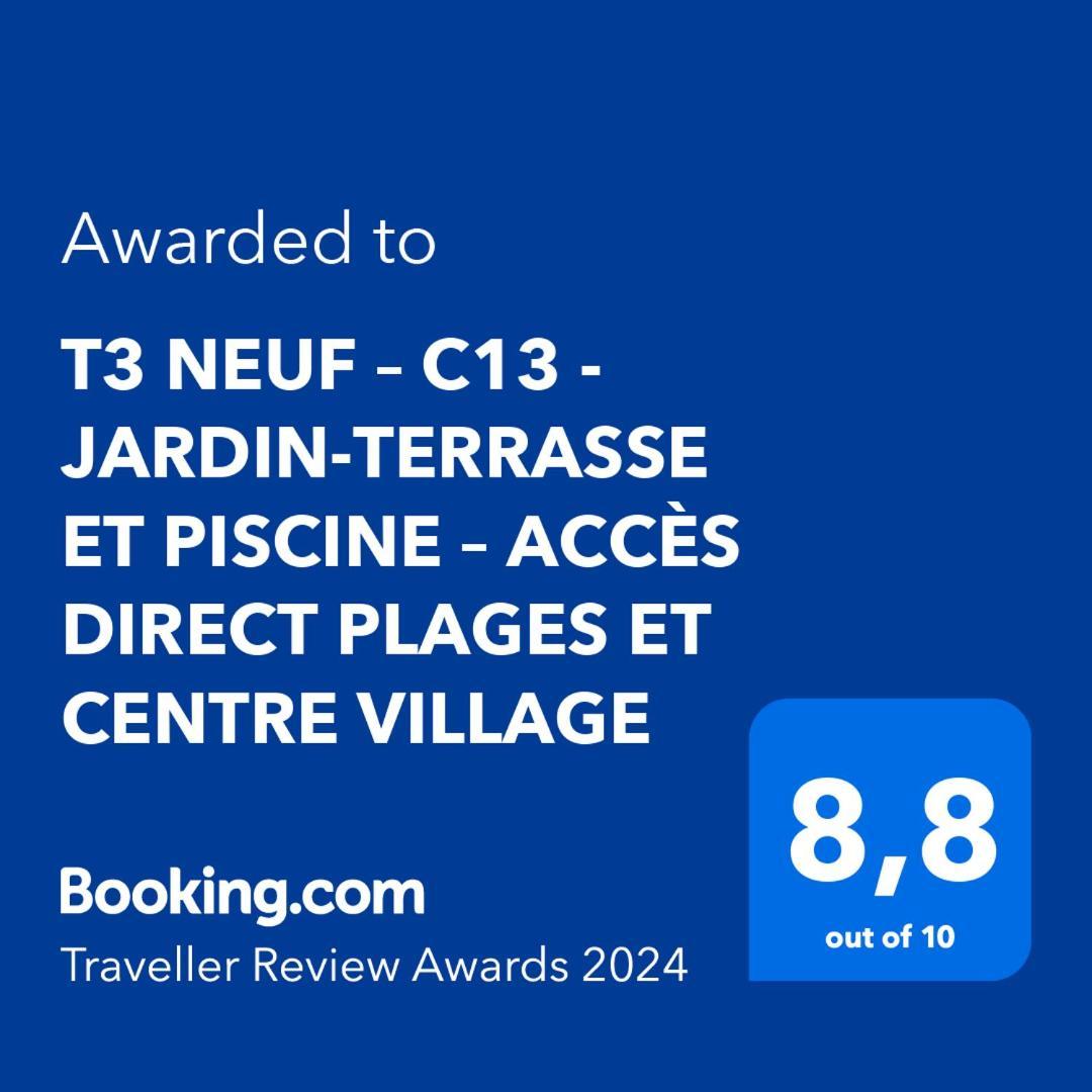 T3 Neuf - C13 - Jardin-Terrasse Et Piscine - Acces Direct Plages Et Centre Village Saint-Cyr-sur-Mer Exterior photo
